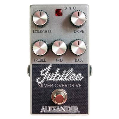 Alexander Pedals Jubilee Silver Overdrive Electric Guitar Effects Pedal image 1