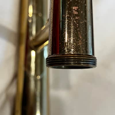 F.E. Olds and Son Professional Level Tenor Trombone 1955-1979 - Brass READ image 17