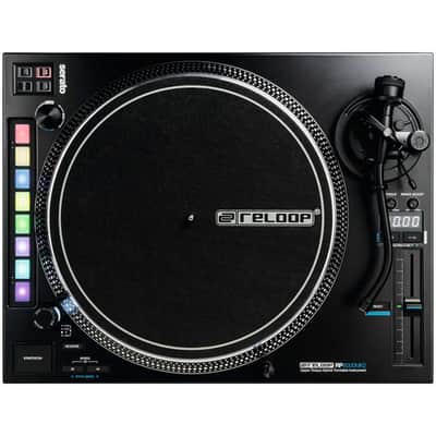 Reloop RP8000 Mk2 Advanced Hybrid Torque Turntable with Digital Control Section 2019 - Present - Black imagen 1