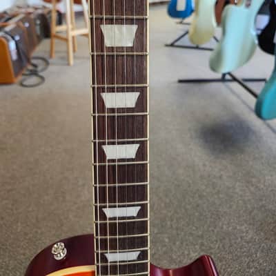 Used 2021 Epiphone Limited Edition 1959 Les Paul Standard w/ Neck Repair and Upgraded Pickups - Aged Honey Fade w/ Case image 8