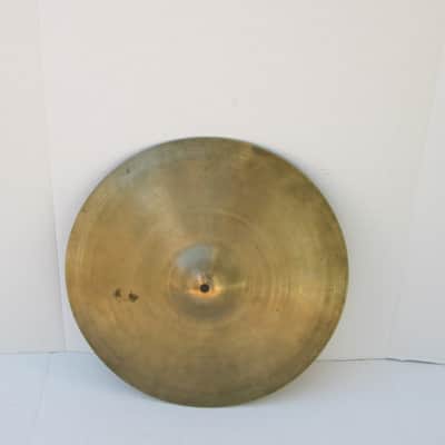 Avedis Zildjian Cymbal “Factory Second “ " S Stamp” 14” 1950’s? Hi Hat Bottom? 1258 Grams “Good” image 1