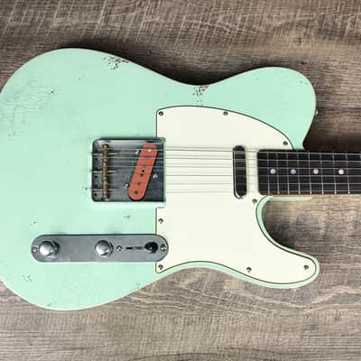 MyDream Partcaster Custom Built - Heavy Relic Surf Green Roasted Five Two image 3