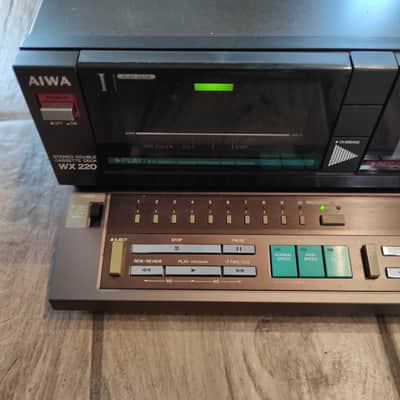 Aiwa  WX220 - double tape deck with double speed - partially tested Bild 3