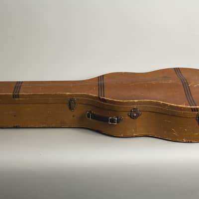 Gibson  TG-50 With Charlie Christian Pickup Arch Top Hollow Body Electric Tenor Guitar (1940), ser. #501F-1, original tweed hard shell case. image 11