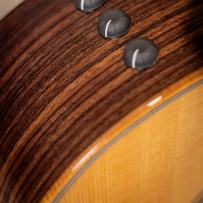 Taylor 414ce Studio Grand Auditorium Acoustic/Electric Guitar - Natural with Gig Bag image 13