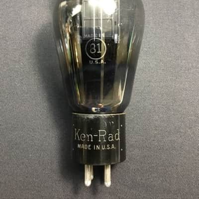 KEN-RAD TYPE 81 Coke Bottle POWER RECTIFIER VACUUM TUBE Tested USA 11.3120-D image 1
