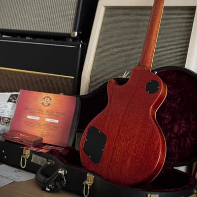 Gibson GOOD WOOD Custom Shop 1958 Les Paul Std. Reissue R8 1.Hd, Washed Cherry, Good Wood Era, S.Duncan Slash PU´s​​ 2005 - Washed Cherry Burst image 10