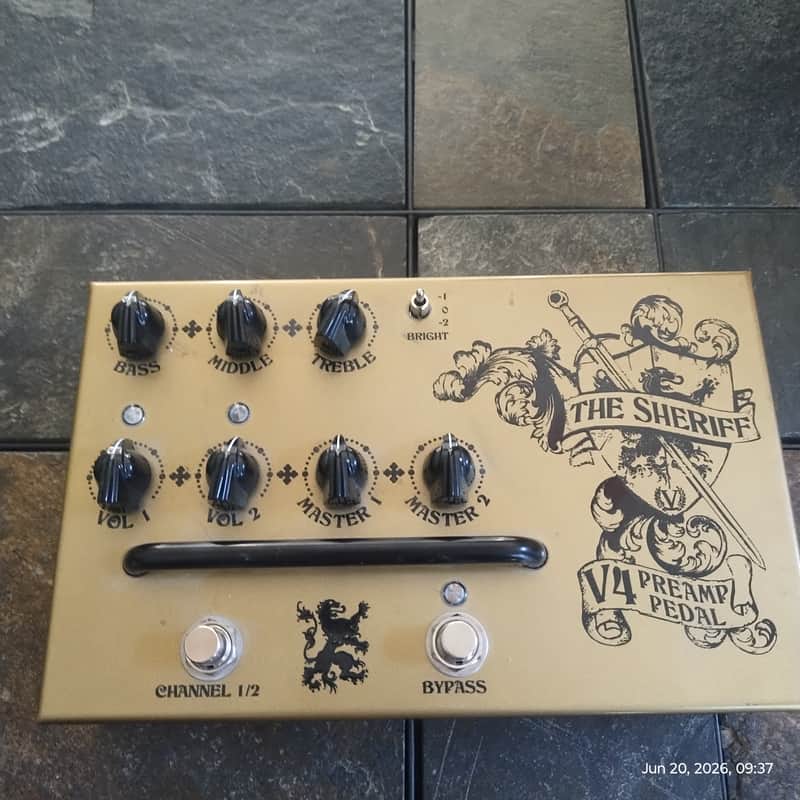 Victory Amps V4 The Sheriff Preamp 2018 - Present - Gold image 1