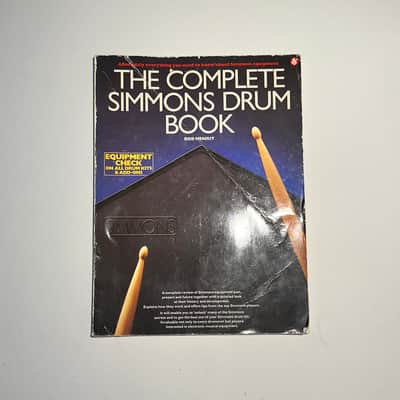 RARE vintage Simmons "The Complete Simmons Drum Book", 1987 image 1