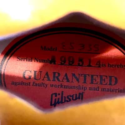 Gibson ES 335 Custom Shop - Sunburst image 3