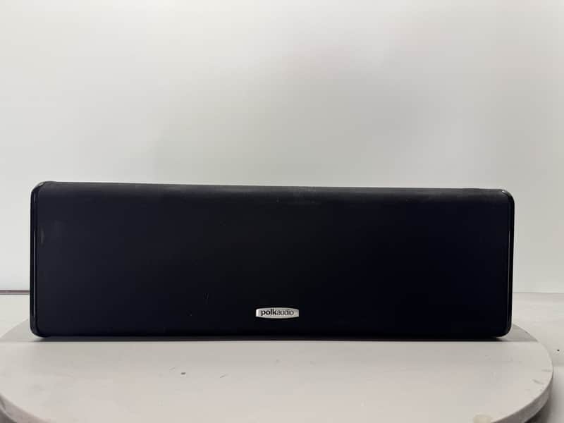 Polk Audio CS10 Center Channel Speaker Black Home Theater Surround HiFi image 1