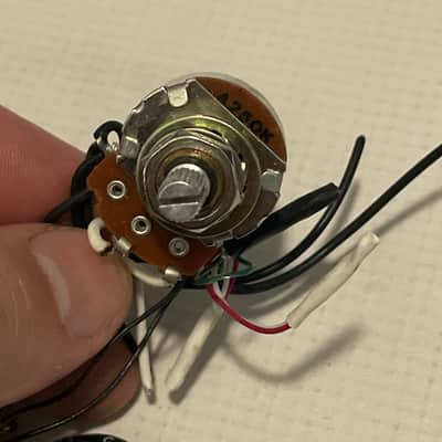 2013 Charvel San Dimas 2H Guitar Factory Electronics Wiring Volume Pot, 3 Way Toggle Switch, Knob image 5