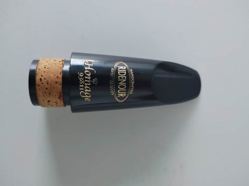 Ridenour Homage Hard Rubber Clarinet Mouthpiece image 1