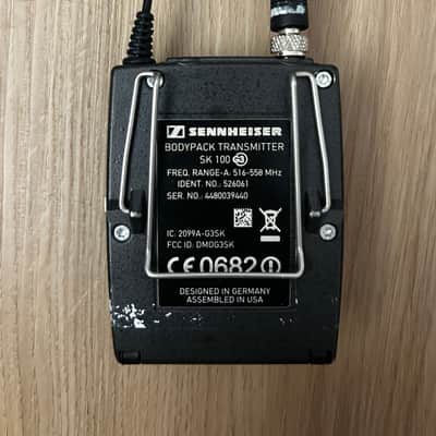 Sennheiser EW 100 G3 Band A Headset Wireless System 2010s - Gray/Black image 6