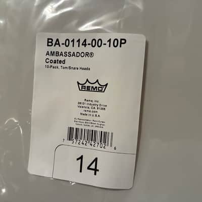 Remo Ambassador Coated 14” Lot of 4 image 3