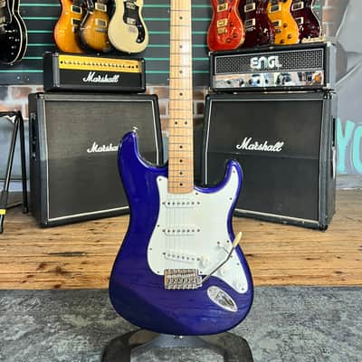 Fender Mexican Standard Stratocaster Midnight Blue 2001 Electric Guitar image 1