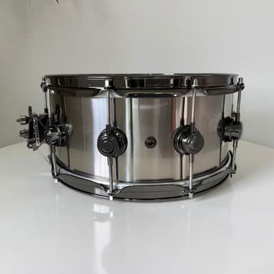 Rare DW Collector's Series 6.5x14” Black Ti Titanium Metal Snare Drum image 10