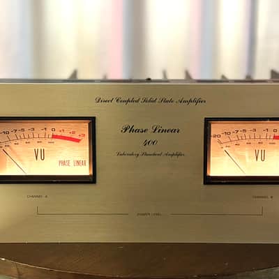 Phase Linear 400 Power Amplifier ~200WPC – Vintage Solid State Amp – Tested, Original Box 💥 image 2