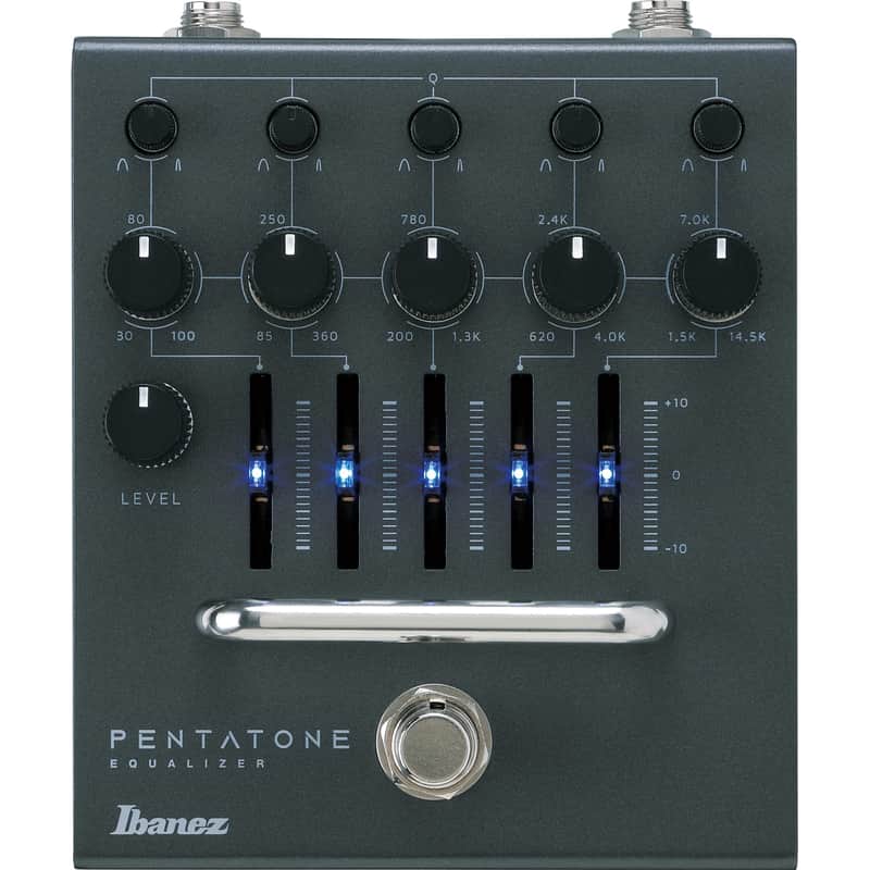Ibanez Pentatone Equalizer 5-Band Parametric EQ Guitar / Bass / Instrument Effect Pedal image 1