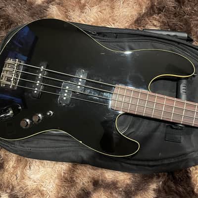 Fender AJB Aerodyne Jazz Bass Deluxe Electric Bass Guitar w Case image 2
