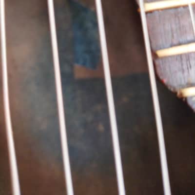 Old italian vintage Ancient guitar F. Masetti Acoustic 1930 Natural image 9