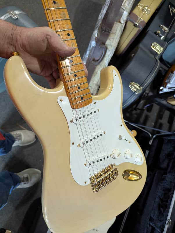 Fender Stratocaster Mary Kaye 1990 AVRI White image 1