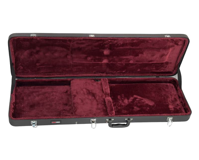 Gator Cases GWE-ELECTRIC Electric Guitar Wood Case - Limited Ed. Red Interior image 1