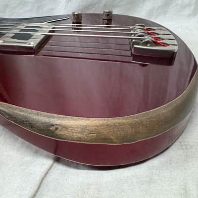 Sandberg Florence 30" Short Scale 4-string Bass with Gig Bag 2020s - Ruby Red image 16