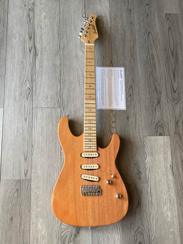 Sawtooth Natural Series Mahogany 24-Fret Electric Guitar image 1