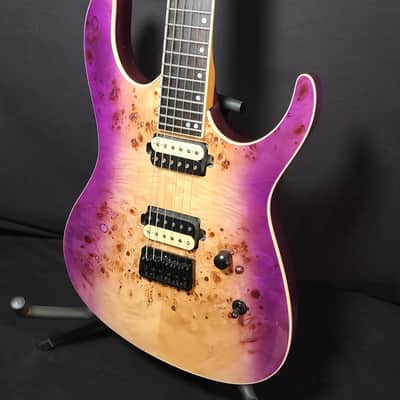 Leo Jaymz Monsoon 2025- Violet Burl- Never Played Professional Set up/Intonated image 1