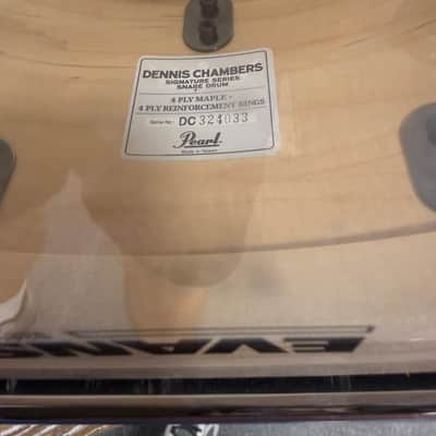 Pearl DC1465S/C Dennis Chambers 14x6.5" Signature Snare Drum 2023 - Present - Matte Black with Chrome Hardware image 7