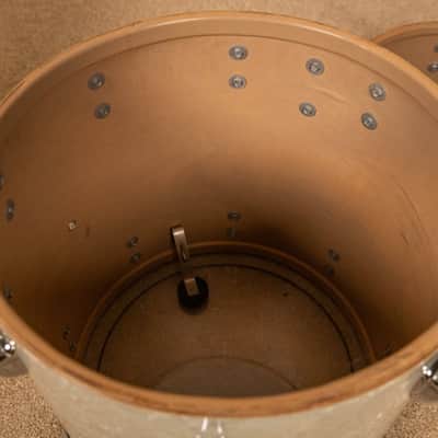 1960s Slingerland Modern Solo White Marine Pearl Drum Set image 21