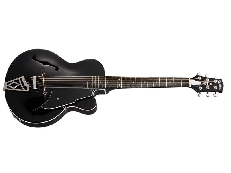 Vox VGA3PSTK Giulietta VGA-3PS (TK Trans Black) Archtop Acoustic/Electric Guitar image 1