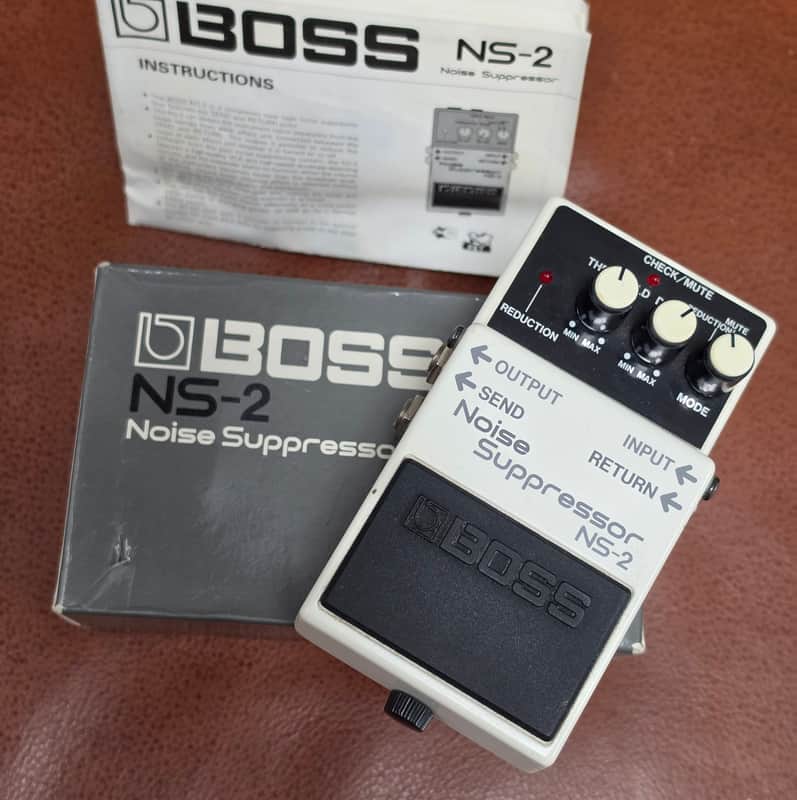 Vintage Boss NS-2 - 1987 Japan - Noise Suppressor - Silver Label First Month Production (Serial 841031) - MINT / BOXED / MIJ image 1