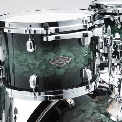 Tama MBST10A-MSL Starclassic Performer Rack Tom 10 - Molten Steel Blue Burst image 14