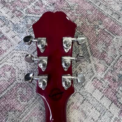 Epiphone Dot Studio Limited Edition 2017 - Cherry with black binding image 8