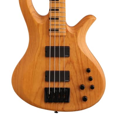 Schecter Riot 4 Session Bass Guitar Aged Natural Satin image 3