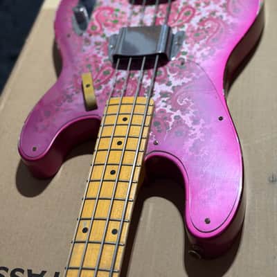 Fender Precision Bass 2000-2022? Master relic- Pink Paisley image 5