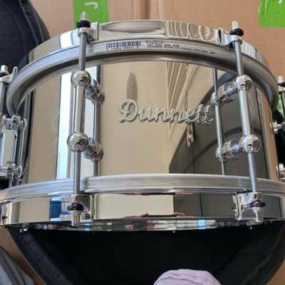 Dunnett Classic Stainless Steel Soprano Snare Drum 5.5in x 12in "Tita"+Beato Bag image 7