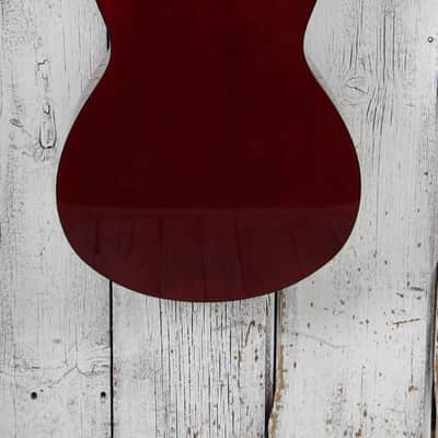 Yamaha FSX800C Concert Cutaway Acoustic Electric Guitar Solid Spruce Ruby Red image 9