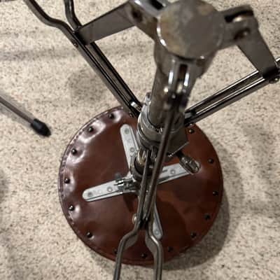 Vintage Tama Titan 6790 Drum Throne - 1980s "Yellow Label" - Brown Vinyl Top - MIJ image 5