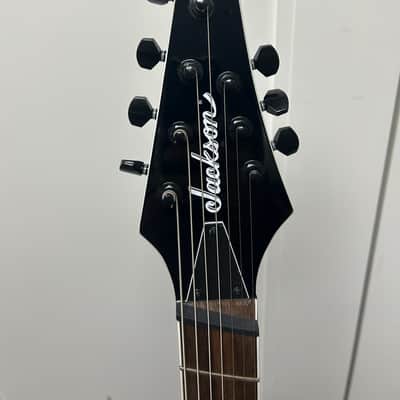 Jackson X Series SLAT7 MS Multiscale Soloist Archtop 7 String Electric Guitar Metallic Blue image 3