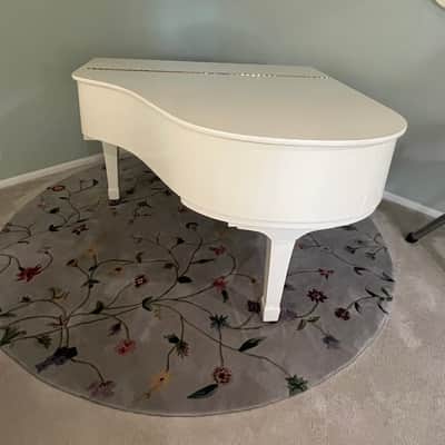 Yamaha G1 1978 - Polished white image 11