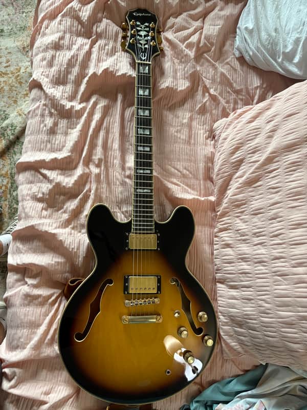 Epiphone Sheraton II Pro Vintage Sunburst image 1
