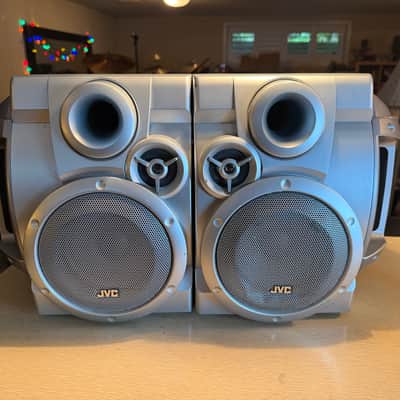 Rare JVC MX-G50 Extended Super Bass Compact Stereo 2 Speakers Only Tested Nice! image 2