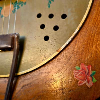 1930s Kay Del Oro "Fauxbro" Resonator Acoustic Guitar w/ Case image 4
