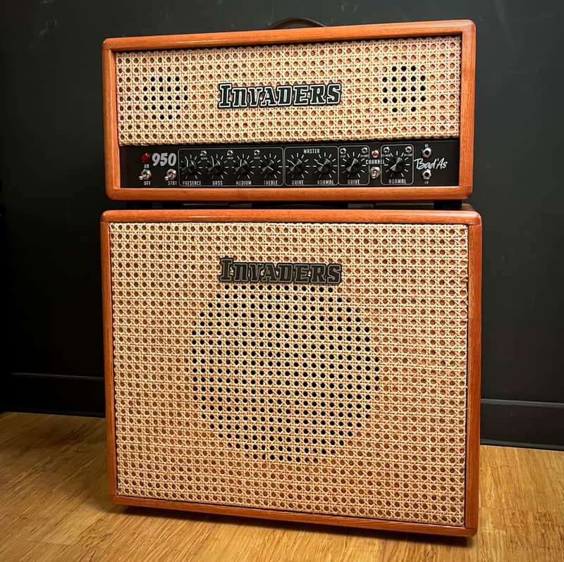 Invaders Amplification - 950 Bad'As & 1x12" Special Edition Guitar Amp - Solid Wood Serie 2022 - Solid Wood image 1