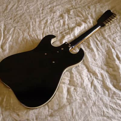 UNUSUAL '64 Silvertone 1448 Pre "Skate Key" Reverse Tuners, RARE Chromed Steel Saddle 4lb 14oz image 8