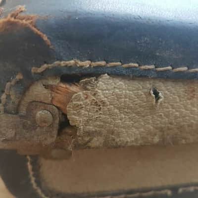 1963 FENDER STRATOCASTER WHITE TOLEX CASE USA image 3