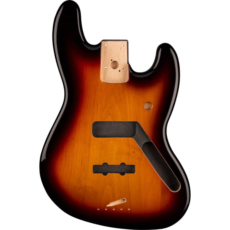 Genuine Fender Standard Series Jazz Bass Alder Body, Brown Sunburst image 1